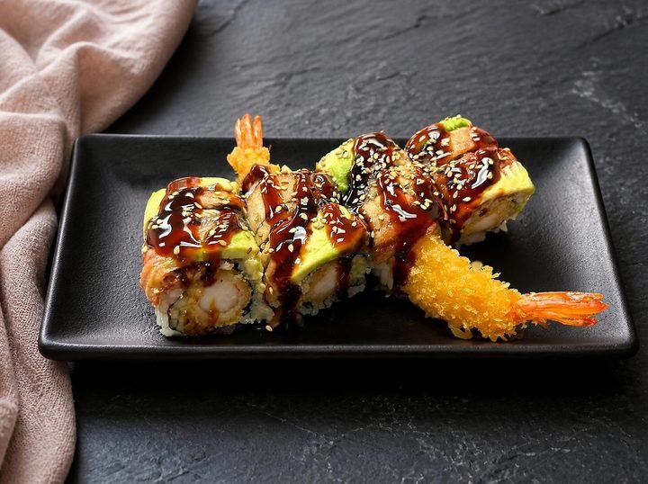 Black Dragon Roll from Sakura Express